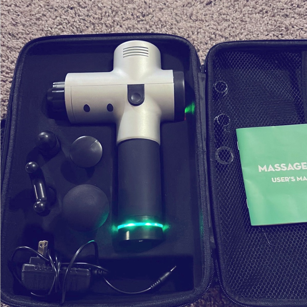 Massage gun.